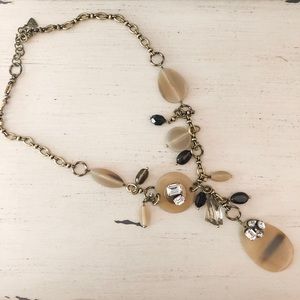 Tortoise shell Statement Necklace